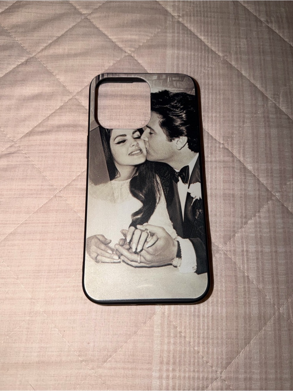 Elvis and Priscilla Custom Printed IPhone 15 Pro Max Case